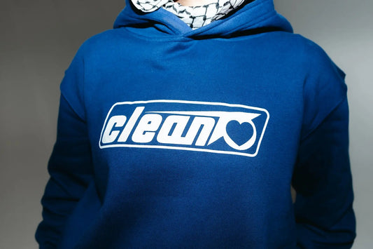 Clean Heartz © Signature Navy Hoodie 2.0